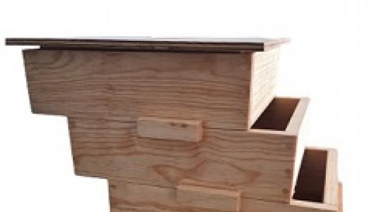 Lombricompostera de madera