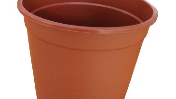 maceta de 9 litros color terracota