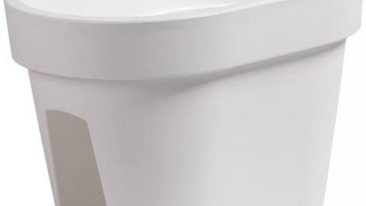 maceta barandal balcon, maceta barandal, maceta colgante