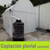 Captacion de agua pluvial en invernadero